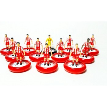 Subbuteo Andrew Table Soccer Olympiacos 2011-2012 Champions League  on WSB Professional Bases